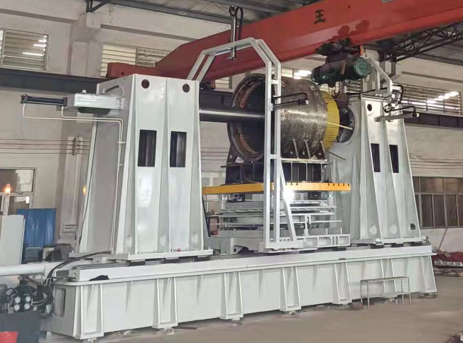 大型永磁電機(jī)定轉(zhuǎn)子對中找正合裝